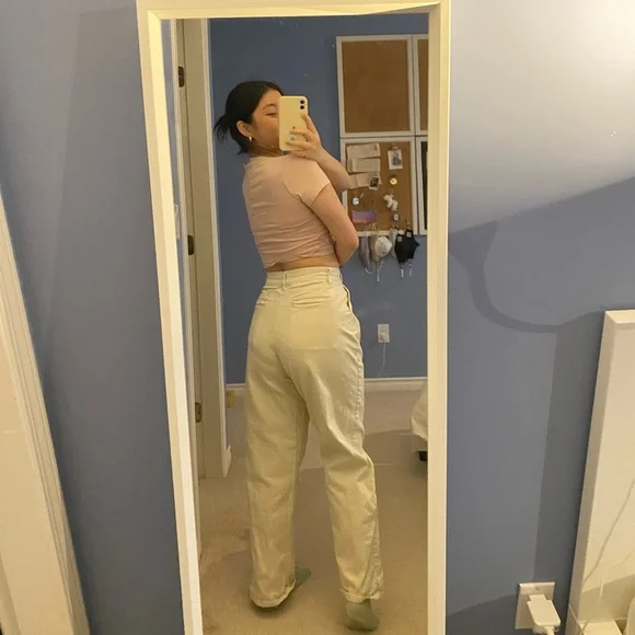 Oak and Fort pleated pants (beige) - Picture 3 of 7